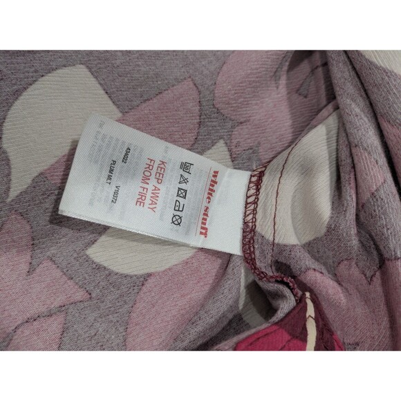 White Stuff Side Tie Midi Skirt - Pink Birds - UK 12 - Picture 5 of 7